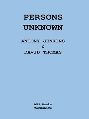 cover image of Persons Unknown